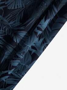 Pantalones cortos informales para hombre talla grande con estampado de árboles de coco y cordón en la cintura, ropa de playa ligera para deportes al aire libre