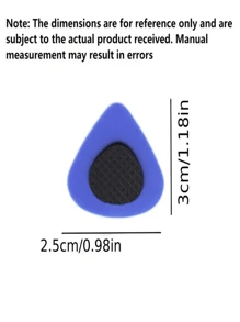 10/20/30pcs Guitar Picks With Anti-Slip Texture: Anti-Slip Picks In Various Thicknesses To Enhance Grip And Control