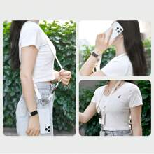 Adjustable Phone Lanyard Strap, Suitable For All Smartphone Models, Thick 0.8 Inch (2cm) Wide, Multifunctional Nylon Shoulder Strap, , For Hiking, Crossbody Bag