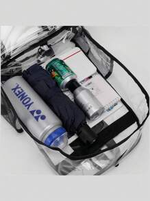 新款透明时尚简约前卫女士背包、夏季沙滩包、休闲通勤包、实用又宽敞