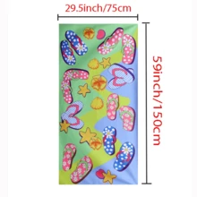 1pc Ultra-Fine Fiber Soft Quick-Drying Beach Towel, Sand-Proof, Anti-UV, Super Absorbent, Oversized, Fashionable Print, Multifunctional Beach Towel, Suitable For Travel, Swimming, Yoga, Bathing - One Towel, Multiple Uses, Shared By The Whole Family - Multicolor - View 3