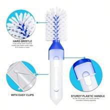 Blue And White Mini Pool Brush Head For Indoor And Outdoor Cleaning - Blue and White - View 4