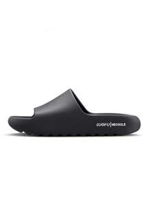LUOFU Women's Fashion Outdoor Slippers, Thick Sole Indoor Waterproof Anti-Slip Casual Home Slippers, Summer Beach - Black - View 7