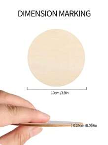 1pc Baby Commemorative Card Child Milestone Photo Wood Chip Text Customization, Crafts Jewelry In The Wind Wood Chip Creative DIY Original Wood Chip Shooting Props Single-Side Laser Engraving Gifts Birthday Graduation