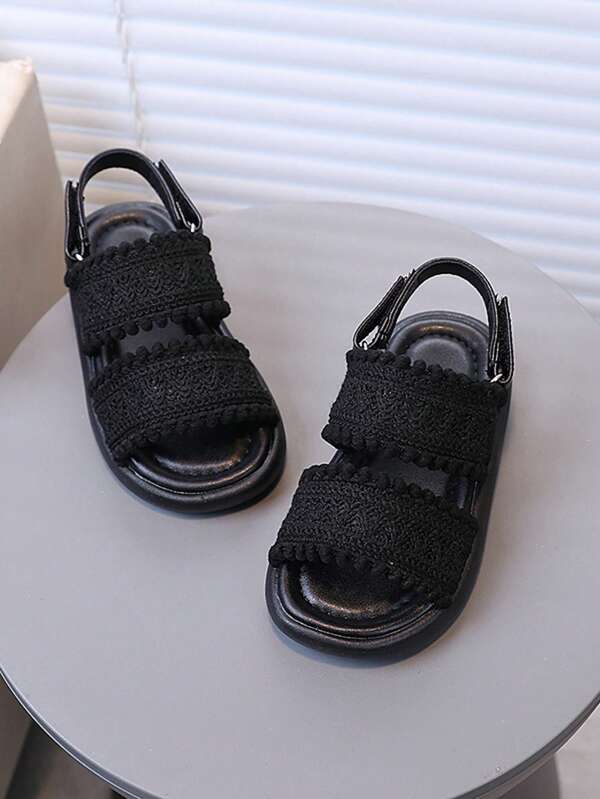 1 Paar modische vielseitige Sandaletten mit weicher Sohle und rutschfester Unterseite, geeignet für Kinder Outdoor, Partytragen im Sommer