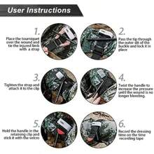 1 pieza Torniquete de GATO Azul/Rojo/Caqui/Negroáctico Militar Supervivencia Combate al Aire Libre Torniquete Giratorio Primeros Auxilios Emergenciaédica - Rojo - Ver 4