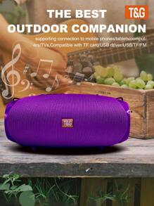 T&G TG534 Portable Outdoor Wireless Speaker, IPX4 Waterproof, Suitable For Beach/Mountaineering/Party/Camping, Dual Speaker Stereo/TF Card/USB Flash Drive, Connect To Mobile Phone/Tablet/TV - 彩色 - 查看 2