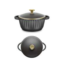 Concept Gold Line Cookware Set Injected Aluminum 4 Pieces In Black MTA - 1212 - màu đen - Xem 3