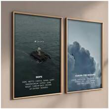 1pc Pop American Rap Male Singer NF Popular Music Album Posters Cover Aesthetic Modern Home Decoration Canvas Painting Wall Arts No Frame Gifts Birthday Graduation - Multicolor - View 4