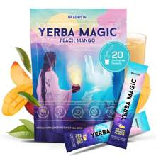 Yerba Mate Instant Tea Powder | Peach Mango Flavor | 30 Servings - Đào Xoài - Phục vụ 20 ngày - Xem 2