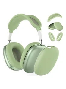 Case Cover Compatible With Air Pods Max Headphones,Ear Pad Case Cover/Ear Cups Cover/Headband Cover Compatible With Air Pods Max,Accessories Silicone Protector Compatible With Apple Air Pods Max. - 彩色 - 查看 10