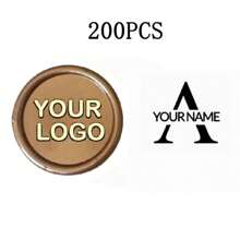 200 Pcs Wax Seals Stickers, Custom Logo Wax Stickers, Handmade Wax Seal Stickers For Wedding Invitation, Self-Adhesive Envelope Wax Stickers-Bronze,Back To School,School Supplies,Multi-Functional,Ornamental,Reusable,Modern,Colorful,Cute,Vintage,Cartoon,Kawaii,Custom,Personalized,Unique,Customized,Workers,Clients,Students,For Business/Work/Office,For School,School Supplies,Back To School,For Office,For School,For Classroom,For Teacher Gifts,For University,For Colleague,For Dorm Rooms,For Teacher,For Boys And Girls,For Teenagers,Junior High School Students,Middle School Students,High School Senior High School Students,College Students,University Students,Freshman,Sophomore,Underclassmen