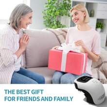 1 Piece Portable Comfort Electric Knee Massager Rechargeable Knee Massage Machine, Personal Care Appliances Gifts For Blac.K Friday Gifts And Christmas - trắng - Xem 8