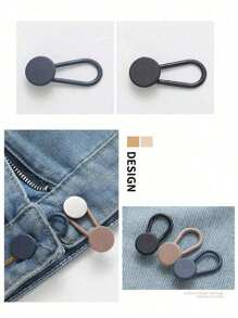 1/3/5 Stück universelle Gürtel-Verlängerung, Hosen-Knopf-Verlängerung, Knopf-Verlängerung für Frauen & Männer - ohne Nähen
