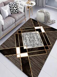 Luxury Style Indoor Decorative Carpet, Crystal Velvet Plush Indoor Rug, Living Room/Sofa/Bedroom/Bedside Anti-Slip Mat, Dining Room/Kitchen Carpet, Office Chair Pad, Entryway Doormat, Outdoor Picnic Blanket, Camping Mat