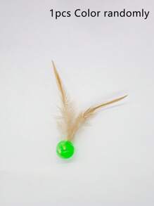 Interactive Cat Feather Ball Toys - 2025 New Elastic Bouncy Balls For Indoor Cats, Kitten Rolling Exercise Toys With Silicone Feathers, Fun Cat Toy For Play & Exercise - Multicolor - View 13