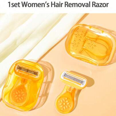 Dao cạo lông màu vàng dành cho nữ, thích hợp cho vùng nách, chân và vùng bikini, thiết kế nhỏ gọn, dao cạo an toàn cầm tay màu vàng, lưỡi dao cạo bikini cầm tay 5 lớp, đầu dao cạo thay thế bằng thép không gỉ màu vàng, quà tặng du lịch thiết yếu cho nữ (tay cầm + đầu dao + hộp đựng), thích hợp cho du lịch hè, dã ngoại, đi làm, sinh viên đại học, phụ nữ, quà tặng cho chị em gái, bạn bè và người thân.