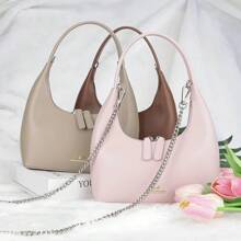 Royal Bagger Genuine Leather Small Handbag For Women – Fashionable Casual Chain Shoulder And Crossbody Bag
