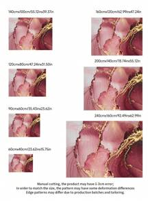 1 pieza de alfombra con patrón de mármol, apta para sala de estar, dormitorio, lavandería, entrada, patio, sala de juegos, hamaca, alfombra decorativa para el hogar