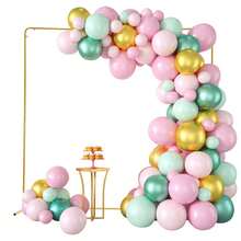 YUNRUX Wedding Backdrop Stand, Metal Stand Kit, Backdrop Stand For Wedding / Ceremony / Party Decoration - A - View 3