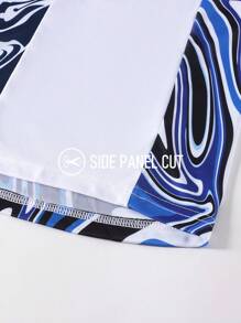 Camisa de pesca para exteriores de alto rendimiento, con tela suave y transpirable, mangas raglán y diseño divertido de pesca - Ropa de pesca - azul real - Ver 7