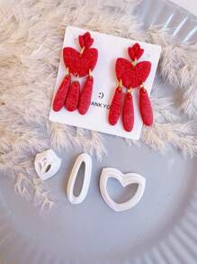 3-Piece Fashionable Bohemian Style Polymer Clay Cutter Mold | Polymer Clay Cutter Mold For Earring Making | Clay Earring Knife | Polymer Clay Tool | Polymer Clay Knife For Jewelry Making | Jewelry Making Kit