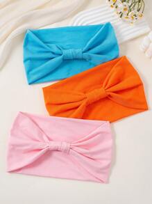 3 pièces/1 pièce Bandeau élastique à nœud de style bohème, bandeau de sport imprimé large, doux et respirant pour femmes et adolescentes, tenue décontractée et sportive, accessoires cheveux, turban, bandeau de transpiration, serre-tête