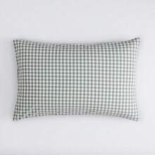 Light Blue Gingham Duvet Cover Queen 100% Washed Cotton Blue Plaid Duvet Cover Set 3 Pieces 1 Blue Grid Duvet Cover With Zipper Ties 2 Pillow Cases Luxury Gingham Plaid Bedding Set Breathable - Green Gingham - View 6