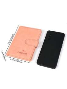 PU Leather Passport Cover RFID Anti-Theft Passport Holder With Multiple Card Slots, Airline Ticket & ID Card Pouch, Travel Accessories Travel Essentials Travel Must Haves Holiday Essentials Holiday Travel Bag - Multicolor - View 4