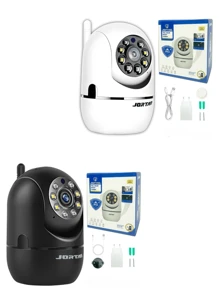 Câmera camera Ip Varredura Automática Ptz Noturna - Preto - Visão 6