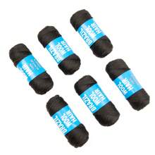 2/4/5/8pcs Hair Synthetic Crochet Hair Extensions For Women For Braiding Senegalese Twist Fake Hair, Halloween - Black - View 7