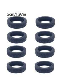 1/8 PCS Luggage Wheel Protector, Wheel Diameter 5-7.5cm Universal, For 8 Wheel Spinner Luggage Sets, Anti-Friction, Anti-Noise Luggage Cover, Luggage Protector, Vacation Travel Essentials Travel Accessories, Travel Accessories, Suitcases, Travel Essentials, Furniture Dust Covers