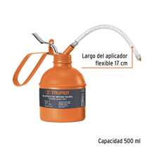 Aceitera de 500 ml (17 oz) con aplicador flexible, Truper - Naranja - Ver 2