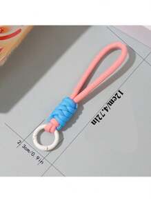 1pc Colorful Keychain Lanyard Strap, Phone Accessory, Key Ring & Phone Case Holder Halloween Gift Souvenir Car Accessories Bag Charm School