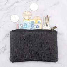 新款便携烟袋 大号软皮烟袋 防潮保湿包 烟斗手卷烟收纳包 零钱数据线收纳包 棕/黑配色可选 - 1PC - 查看 4