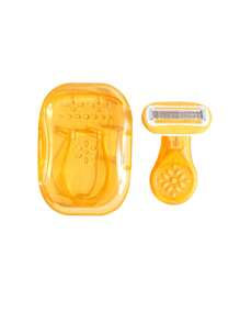 Dao cạo lông màu vàng dành cho nữ, thích hợp cho vùng nách, chân và vùng bikini, thiết kế nhỏ gọn, dao cạo an toàn cầm tay màu vàng, lưỡi dao cạo bikini cầm tay 5 lớp, đầu dao cạo thay thế bằng thép không gỉ màu vàng, quà tặng du lịch thiết yếu cho nữ (tay cầm + đầu dao + hộp đựng), thích hợp cho du lịch hè, dã ngoại, đi làm, sinh viên đại học, phụ nữ, quà tặng cho chị em gái, bạn bè và người thân. - Màu vàng - Xem 17