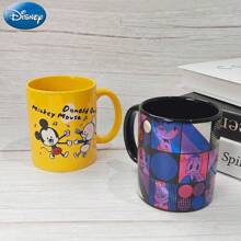 1PC Mickey Mouse Black Ceramic Mug Disney Officially Licensed 400ml Classic Minnie Donald Daisy Pluto Character Design Perfect for Breakfast Coffee Water Cup Home Office Kitchen Christmas Festival Birthday Gift - Black Mickey MN-84344 - 查看 4