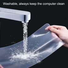 Vỏ bảo vệ bàn phím đa năng cho máy tính xách tay Notebook 13" 14" 15.6" Inch, Vỏ bảo vệ bàn phím bằng silicon siêu mỏng chống thấm nước chống bụi (Vỏ bảo vệ bàn phím máy tính xách tay đa năng 15"-17.3") - Bố cục ANSI (Phiên bản Hoa Kỳ) - Xem 6