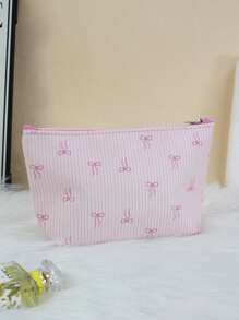 Set de 2 bolsos de maquillaje para mujer con capacidad grande y forma octagonal, de estilo clásico y moda, simples y adecuados para dormitorio, familia, salidas, trabajo, viaje ligero, bolso con cierre para pequeños artículos, ideal como regalo para niñas y mujeres, organizador de viaje esencial para maquillaje y artículos de tocador