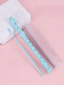 1pc 8-Hole Adjustable C-Tune Alto Recorder, Suitable For Beginners, Adults, And Professional Recorder Players - Recorder Musical Instrument With Cleaning Tool