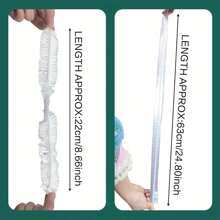 50 个一次性沙龙托盘套 - 男女通用塑料透明收缩理发台站套沙龙设备配件、美发工具、美发产品和理发沙龙美容旅行必需品配件