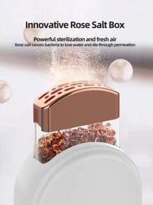 OBOVAY 1 pezzo di asciugatore intelligente per scarpe: circolazione d aria calda a 360° per asciugatura rapida, sterilizzazione UV e deodorizzazione con sale rosa, design pieghevole, compatibilità universale per le scarpe - perfetto per viaggi e uso domestico