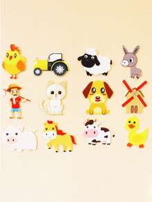 BELLKIDS 12 Pcs "Old McDonald's Had A Farm" Story Felt Board Set, Picture Book Story Felt Board, Story Display Board, Felt Kit, Apron Play, Classroom Performance, Classroom Activities, Role-Playing, Teaching Tools