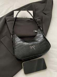 New Luxury Solid Color Pattern Versatile Women Shoulder Bag