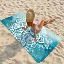 Toalla de playa de microfibra extra suave - Secado rápido, sin arena, estampado vibrante - Perfecta para nadar y bañarse - Regalo ideal para familia y amigos