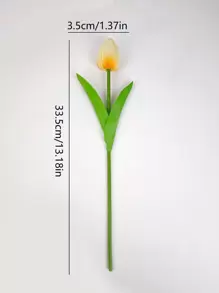 人造郁金香花饰，家居装饰配件，Ins 风格客厅卧室装饰，适合家居、婚礼、节日装饰 - 香檳色 - 查看 3