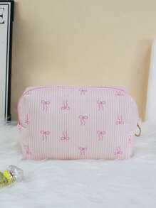 Set de 2 bolsos de maquillaje para mujer con capacidad grande y forma octagonal, de estilo clásico y moda, simples y adecuados para dormitorio, familia, salidas, trabajo, viaje ligero, bolso con cierre para pequeños artículos, ideal como regalo para niñas y mujeres, organizador de viaje esencial para maquillaje y artículos de tocador