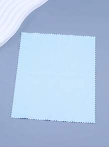 4pcs/Set Solid Color Portable Practical Multifunctional Eyeglasses Cleaning Cloth