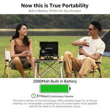 SILWISUN Vinyl Record Player 3-Speed Bluetooth Portable Suitcase Belt-Driven Record Player With 2 Built-In Stereo Speakers Vinyl Vintage Turntable Phonograph Records Player With RCA Line Out, AUX Out