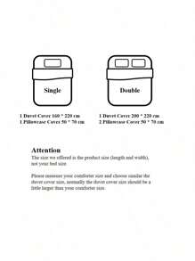 ZNP HOME Printed Pattern 3 Pieces King Duvet Cover Set | Duvet Cover 1 Piece And 80x80 Pillow Case 2 Pieces | WITHOUT SHEETS - Lilac Purple - View 2